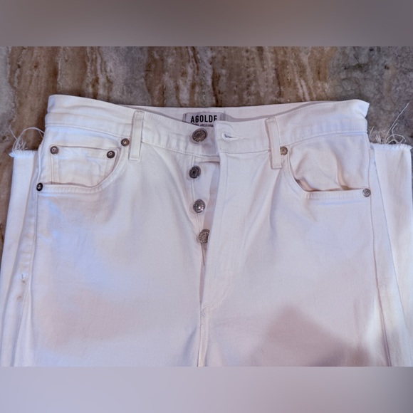 Women’s AGOLDE white Nico jeans- Size 28 - Picture 4 of 10